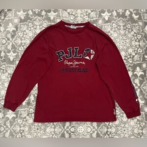Y2K Pepe Jeans London Embroidered Sweatshirt Men's Size Large